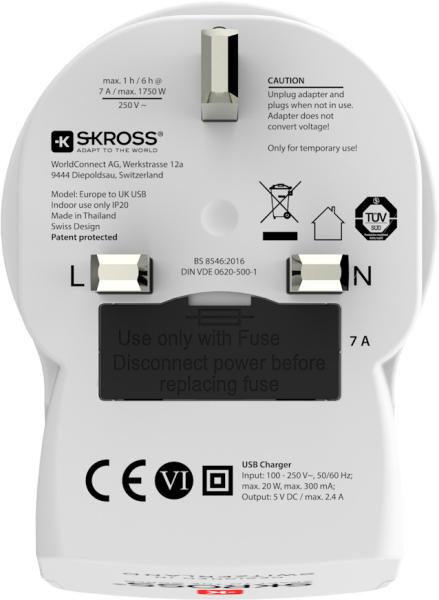 Skross country travel adapter 1.500280 europe to uk with usb - Skross-1.500280-7640166323082-02.jpg