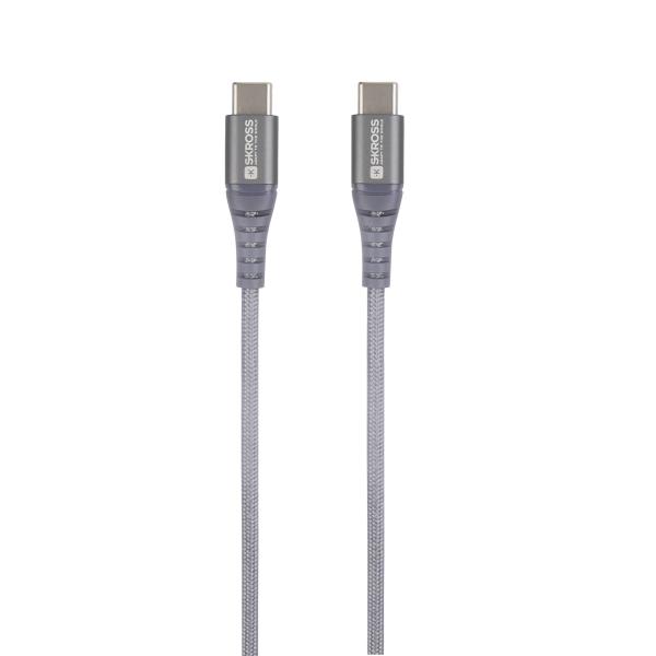 SKROSS USB-C to USB-C Cable 2.0 SKCA0017C-C120CN 1.2m Space Grey