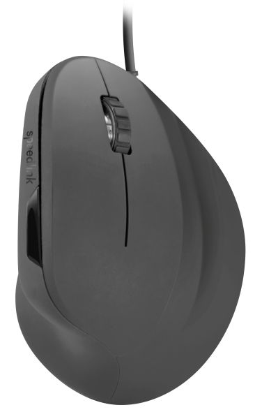 SPEEDLINK PIAVO Ergonomic Mouse USB SL-610019-RRBK vertical, rubber-black