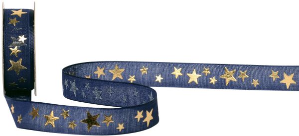 SPYK Band Cubino Étoiles 1031.1654 16mmx3m Blau-Gold