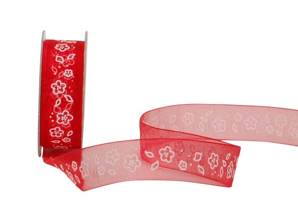 SPYK Band Cubino 15mm/4 1038.1564 rot/weiss Petit Fleurs