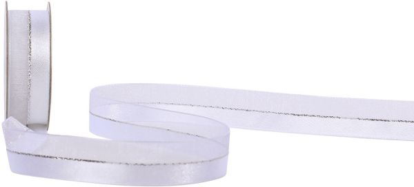 SPYK Band Cubino Elégance 1458.1654 16mmx3m Weiss-Silber