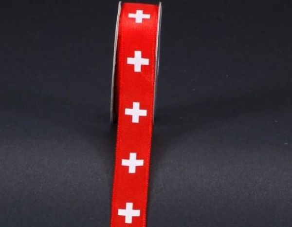 SPYK Band Cubino 15mm/4m 2060.1564 rot/weiss Helvetica