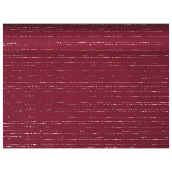 SPYK Geschenkpapier Star 4471.1365.70.O 70cmx250m bordeaux/gold