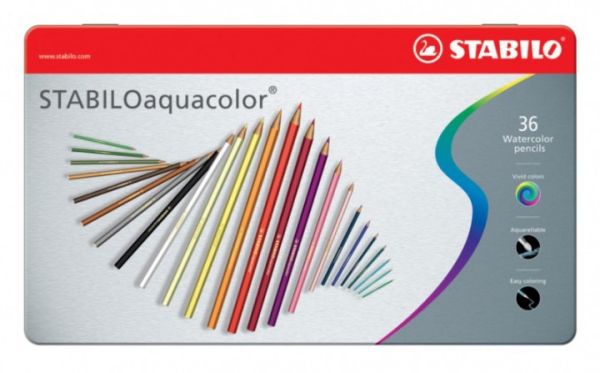 STABILO Farbstift aquacolor 2,8mm 16365 36 Stück