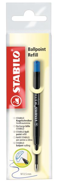 STABILO Ballpoint Refill Mine 0.5mm 2/041-02 blau