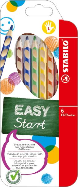 STABILO Farbstifte EASYcolors 331/6 6 Farben L