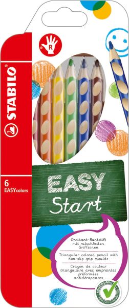 STABILO Farbstifte EASYcolors 332/6 6 Farben R