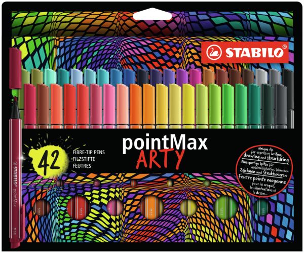 STABILO Fineliner PointMax 0.8mm 488/42-1 42 couleurs ass.