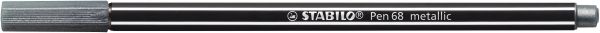 STABILO Fasermaler Pen 68 1mm 68/805 metallic silber