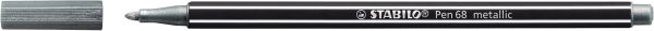 STABILO Fasermaler Pen 68 1mm 68/805 metallic silber