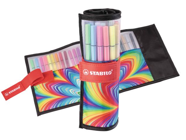 STABILO Fasermaler Pen 68 1mm 6825-071-20 Rollerset, Arty 25 Stück