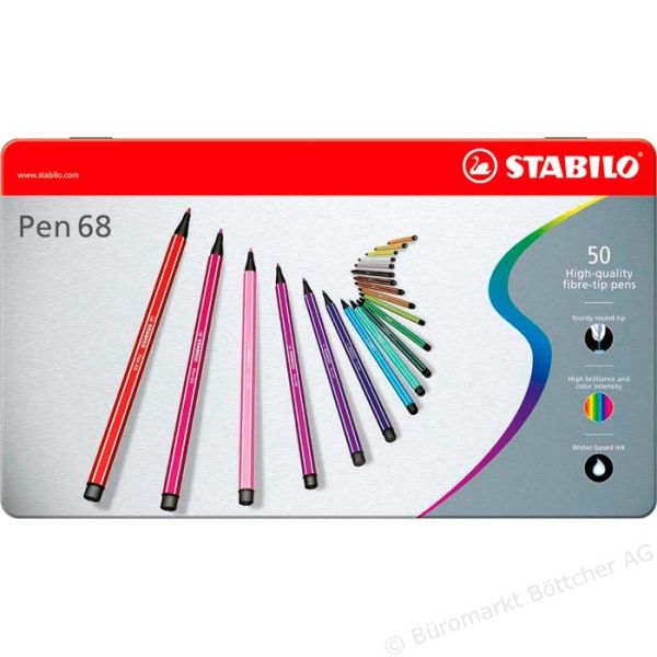 STABILO Fasermaler Pen 68 6850-6 50er Etui