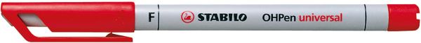 STABILO OHP Pen non-perm. F 852/40 rot