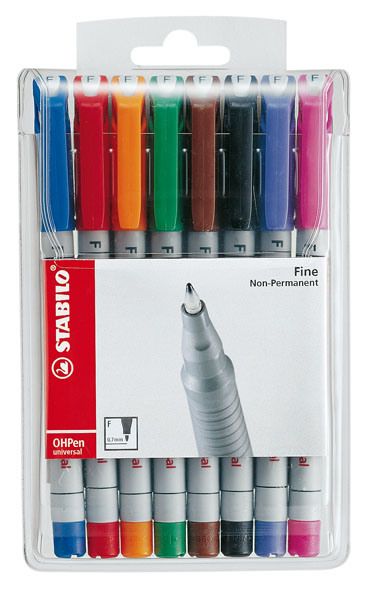 STABILO OHP Pen non-perm. F 852/8 8er Etui