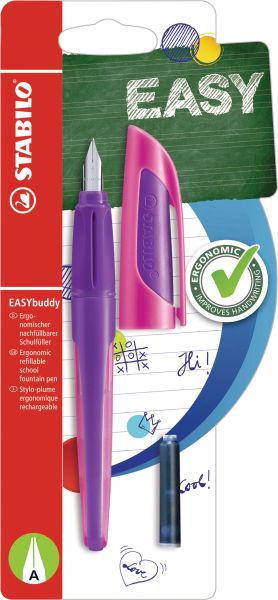 STABILO Füllhalter EASYbuddy M B-51560-5 lila, magenta