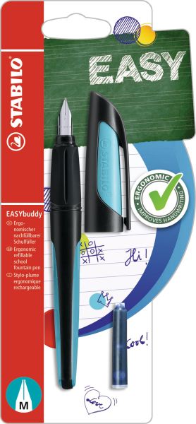 STABILO Füller EASYbuddy B-53920-5 blau/schwarz