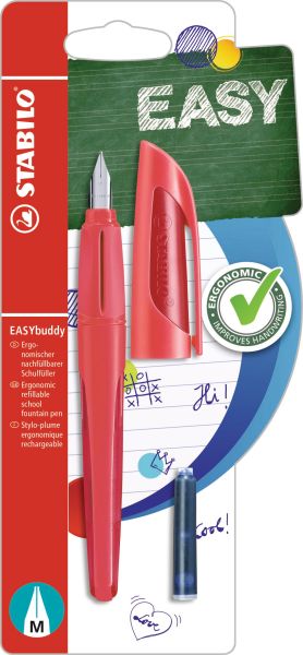 STABILO Füller EASYbuddy B-53922-5 rot