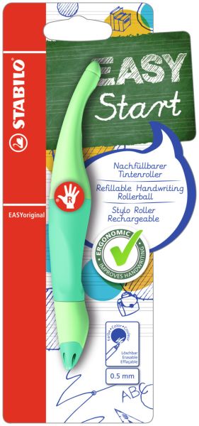 STABILO Tintenroller Easy Original B-58457-5 pastell minze, Rechtshänder