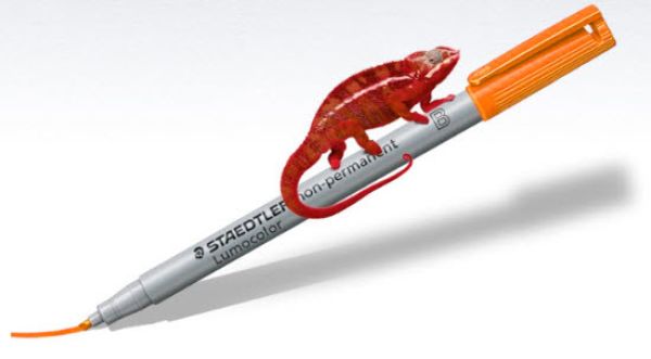 STAEDTLER Lumocolor non-perm. B 312-4 orange