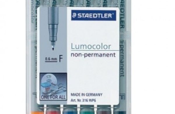 STAEDTLER Lumocolor non-perm. F 316-WP6 6 Farben ass.