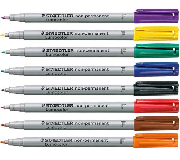 STAEDTLER Lumocolor non-perm. F 316 WP8 8 Farben ass.