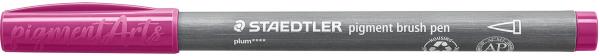 STAEDTLER Fasermaler mit Pinselspitze 371-68 pflaume