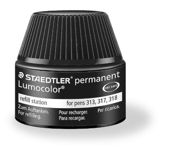 STAEDTLER Lumocolor permanent 15ml 48717-9 schwarz