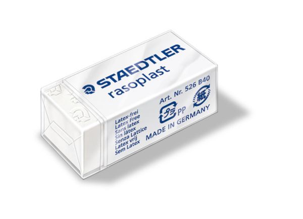 STAEDTLER Radierer Raso Plast 526B40 33x16x13mm