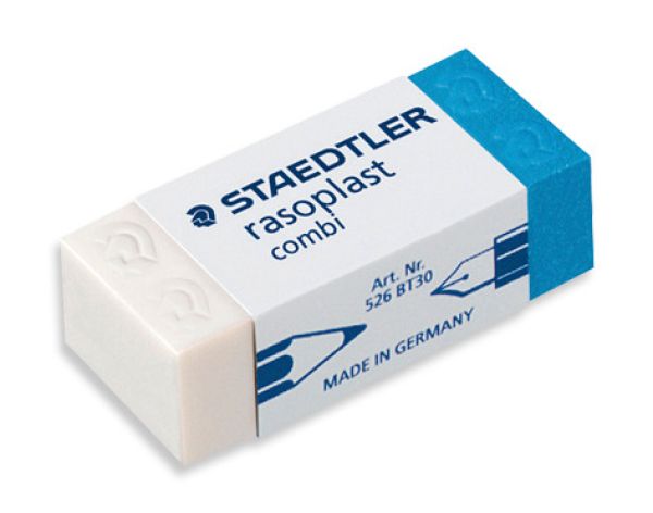 STAEDTLER Radierer Rasoplast Combi 526BT30 43x19x13mm