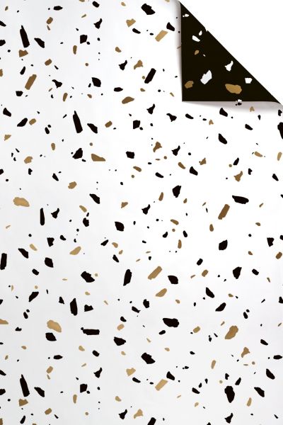 STEWO Geschenkpapier Terrazzo 2514648080 70x100cm gold