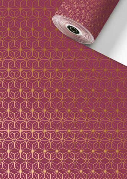 STEWO Geschenkpapier Ando 2522609724 bordeaux 0.5x250m