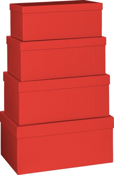 STEWO Geschenkbox One Colour 2552784320 rot 4 Stück