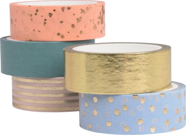 STEWO Washi Tape 2582515099 5 Stk. assortiert