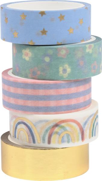 STEWO Washi Tape 2582515199 5 Stk. assortiert