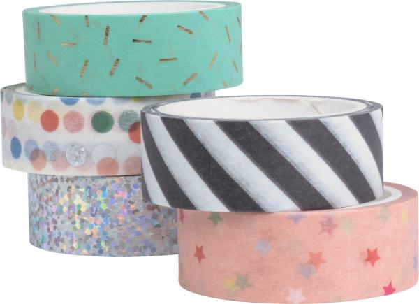 STEWO Washi Tape 2582515299 5 Stk. assortiert