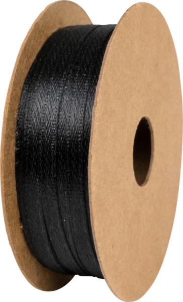 STEWO Geschenkband Satin 2583410470 schwarz 3mm