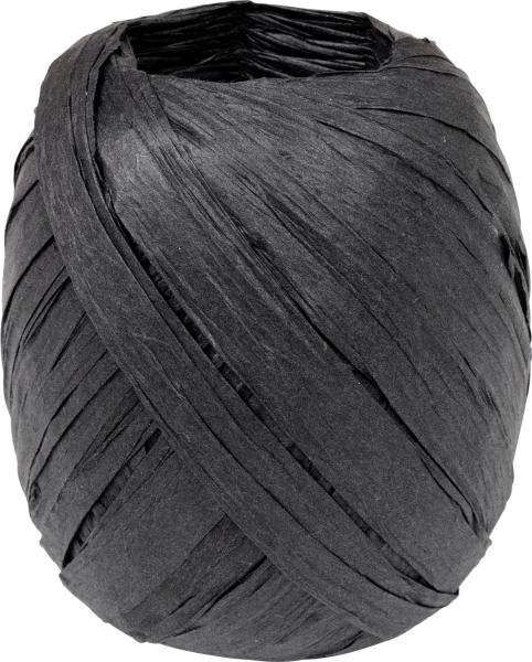 STEWO Geschenkband Raffia 2583414070 schwarz 7mm