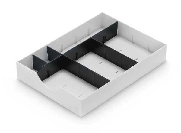 STYRO styrodoc System-Schublade 268-405.5 weiss 1 längs/2 quer