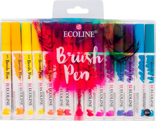 TALENS Ecoline Brush Pen Set 11509005 ass. 30 Stück