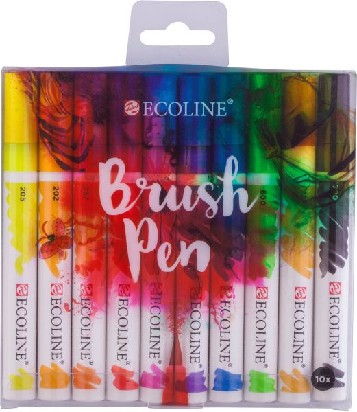 TALENS Ecoline Brush Pen Set 11509007 ass. 10 Stück