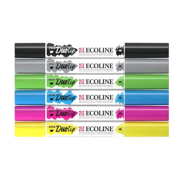 TALENS Ecoline Duotip Basis Set 11609910 6 Farben