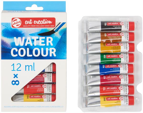 TALENS Aquarellfarbe 9022008M Art Creation, 8 x12ml