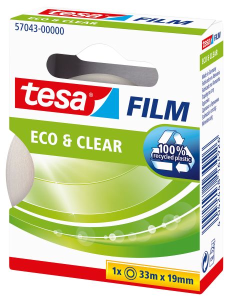 TESA Klebefilm eco&clear 33mx19mm 570430000 lösungsmittelfrei