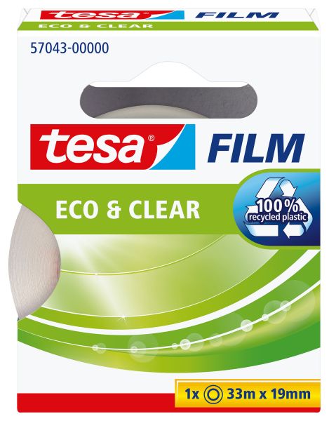 TESA Klebefilm eco&clear 33mx19mm 570430000 lösungsmittelfrei