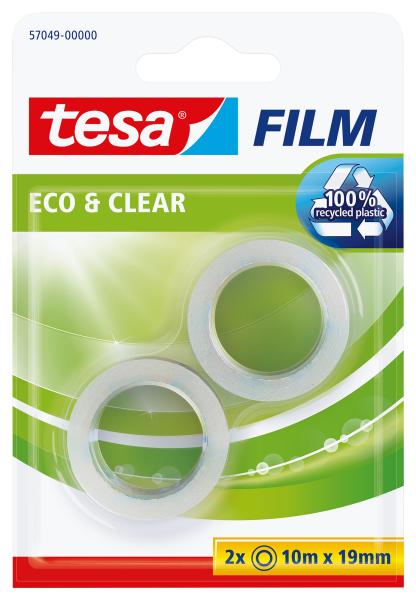 TESA Klebeband eco & clear 19mmx10m 570490000