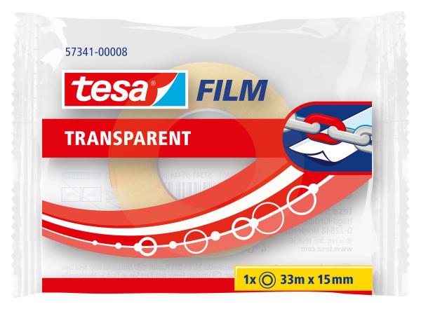 TESA Klebeband 15mmx33m 573410000 transparent