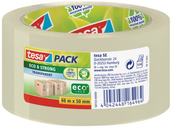 TESA Tesapack eco&strong 50mmx66m 581530000 transparent