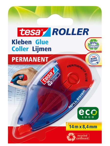 TESA Kleberoller Eco Logo 591510000 8,4mmx14m permanent