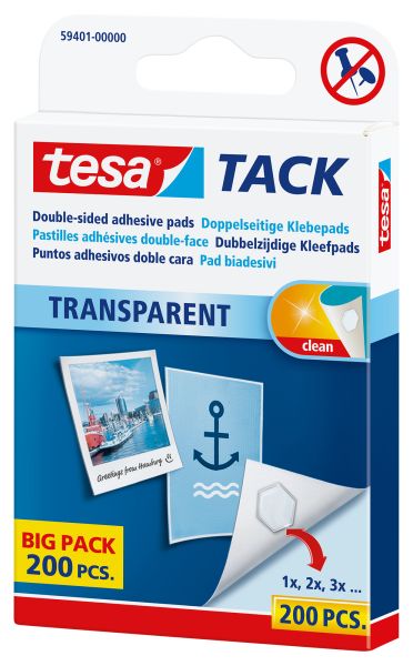 TESA Powerstrips Tack 594010000 200 Stück